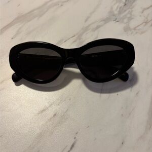 Chimi Black Oval Sunglasses